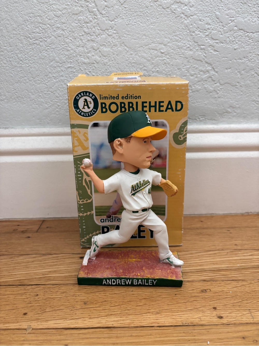 Oakland Athletics A’s Andrew Bailey 2009 AL Rookie of the Year Bobblehead